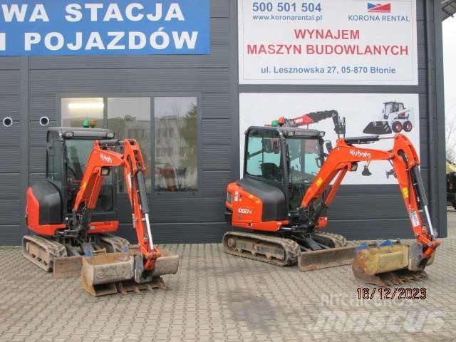 Kubota KX027-4 Mini ekskavatörler, 7 tona dek