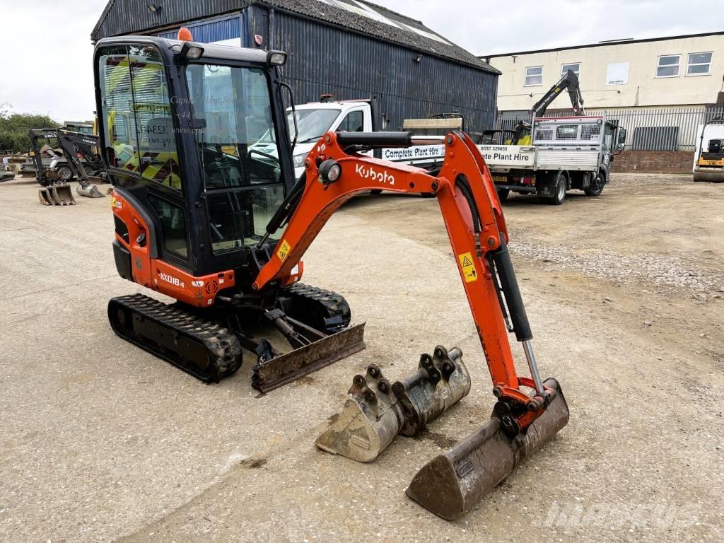 Kubota KX 018-4 Mini ekskavatörler, 7 tona dek