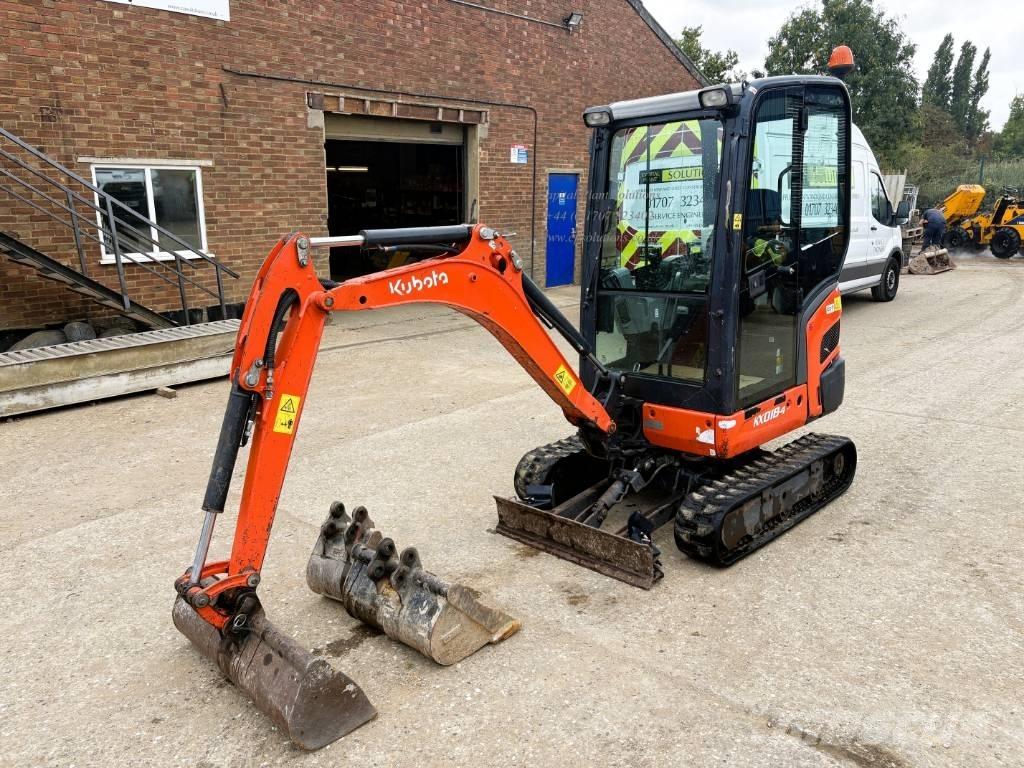 Kubota KX 018-4 Mini ekskavatörler, 7 tona dek