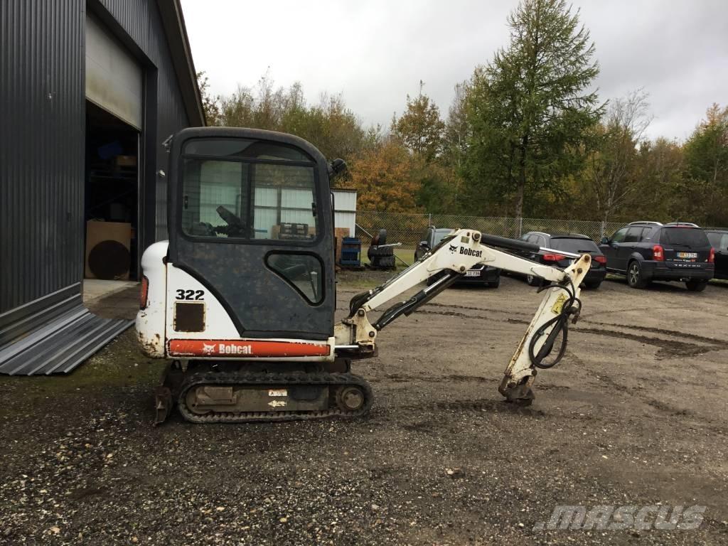 Bobcat 322 G Mini ekskavatörler, 7 tona dek