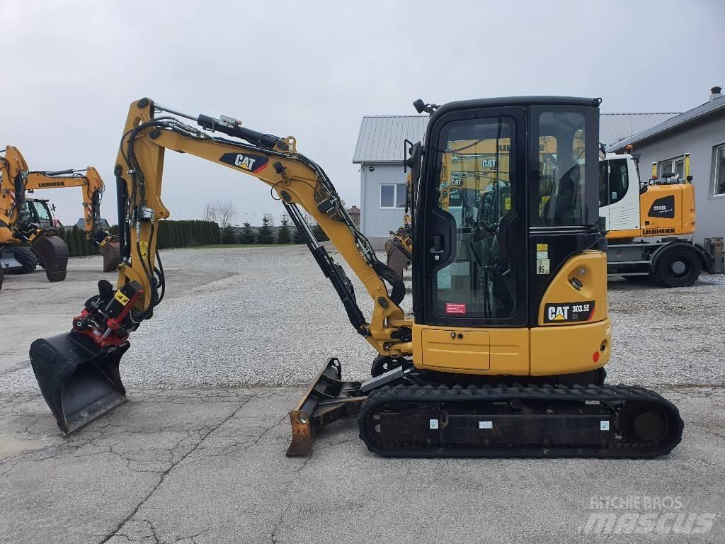 CAT 303.5 E CR Mini ekskavatörler, 7 tona dek