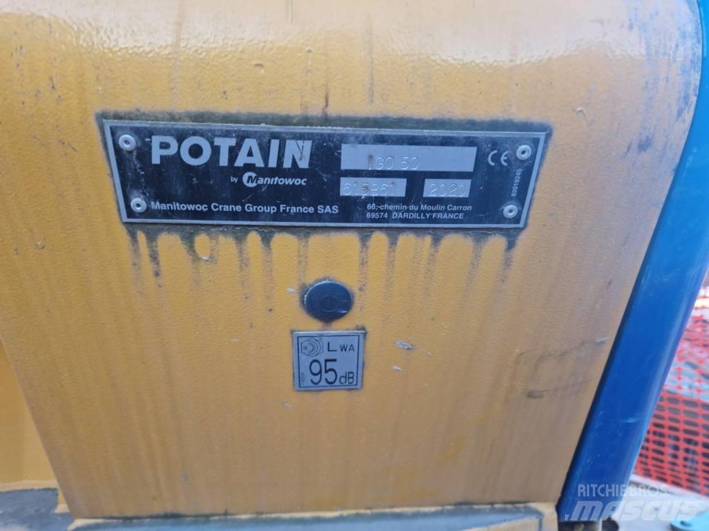 Potain IGO 50 Kendini kuran kule vinçler