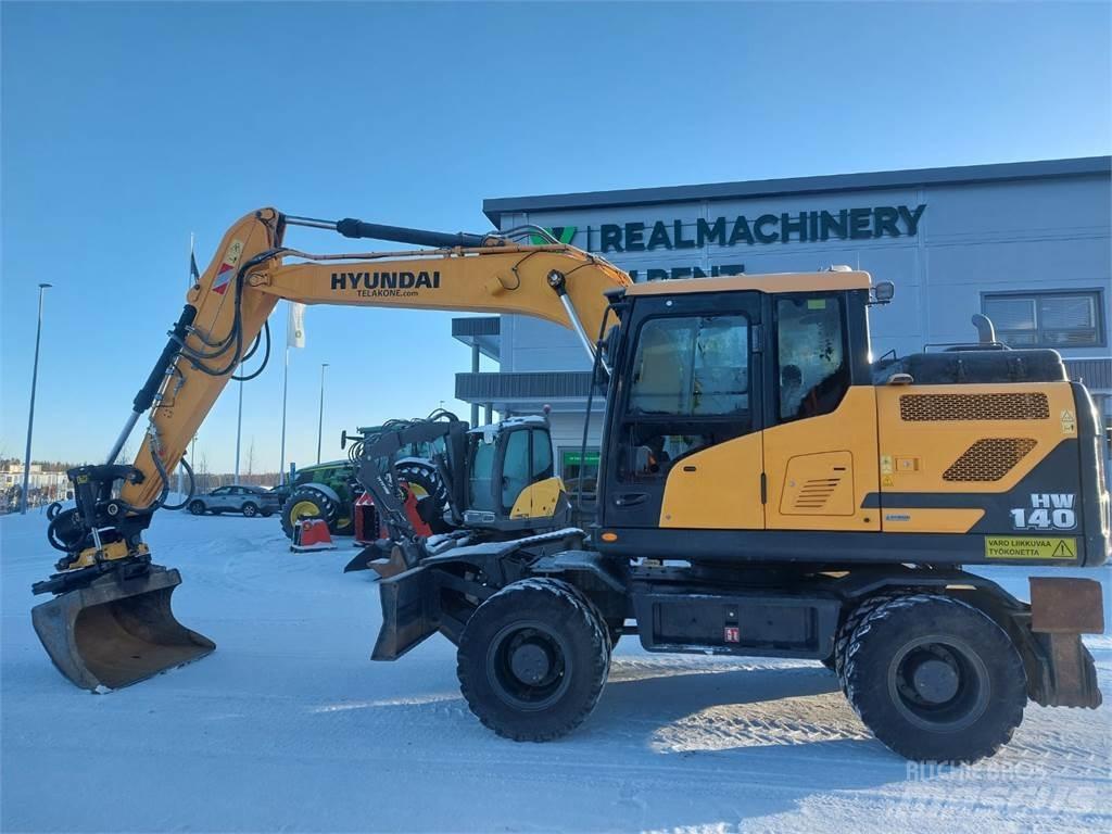Hyundai HW140 Lastik tekerli ekskavatörler