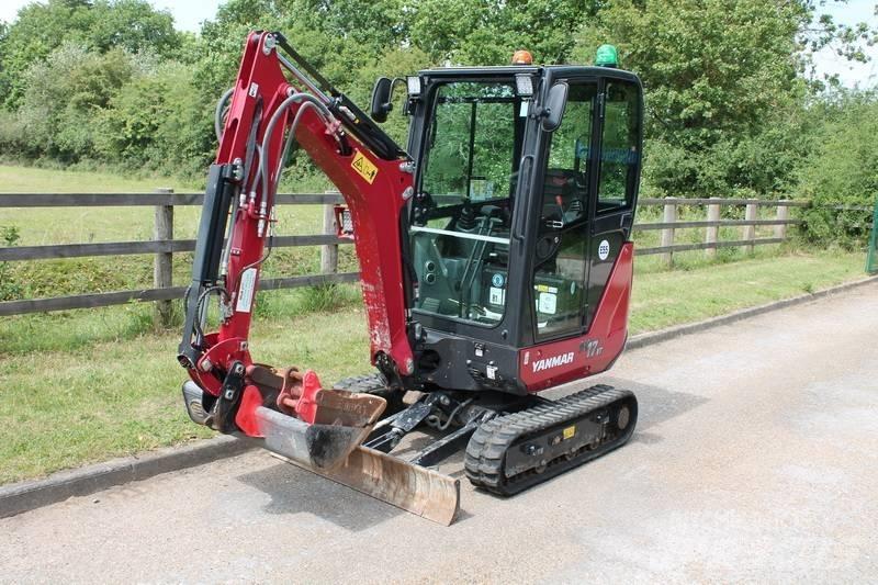 Yanmar SV 17 Mini ekskavatörler, 7 tona dek