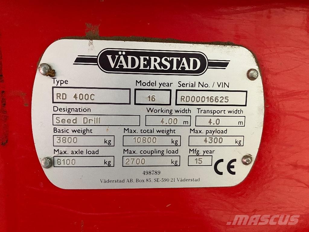 Väderstad Rapid400C Mibzerler