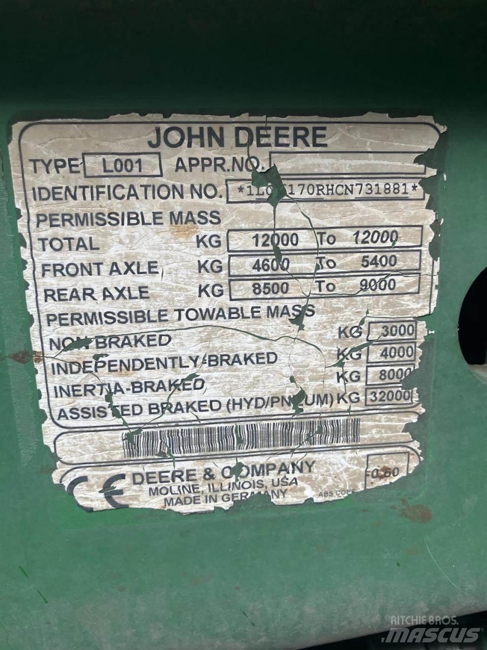 John Deere 6170R Traktörler