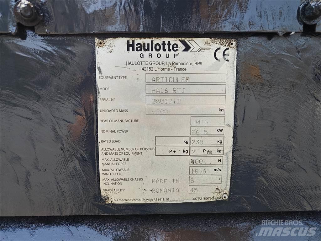 Haulotte HA16RTJ Körüklü personel platformları
