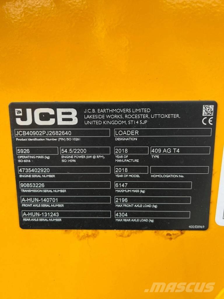 JCB 409 Tekerlekli yükleyiciler