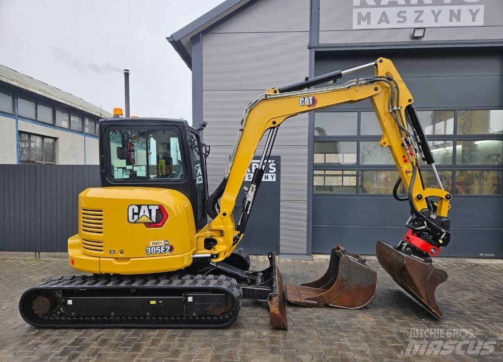 CAT 305 E2 Mini ekskavatörler, 7 tona dek