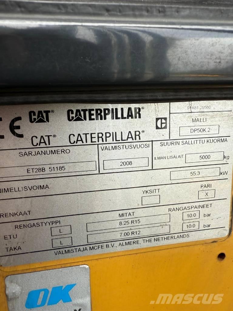 CAT DP50K2 Dizel forkliftler