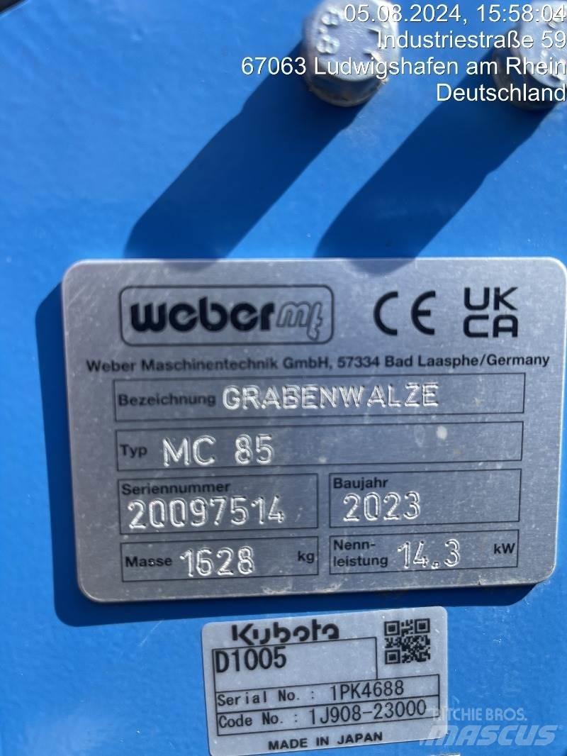 Weber MC85 Silindirler