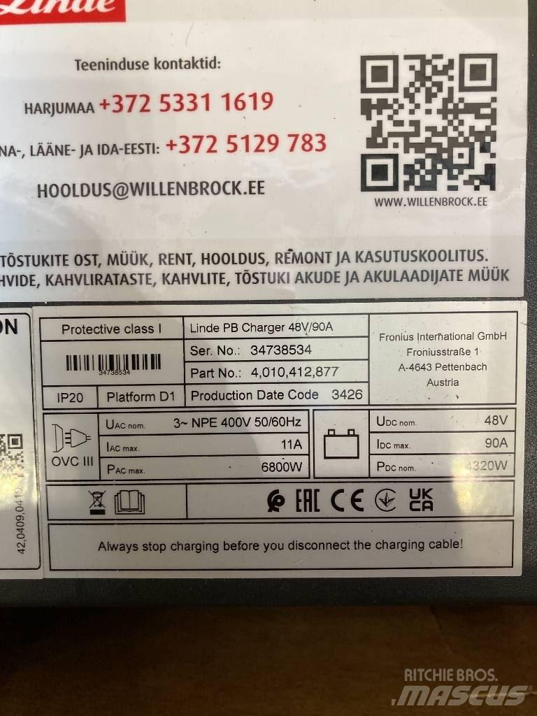 Linde R14HD/1120 Reach truck - depo içi istif araçları