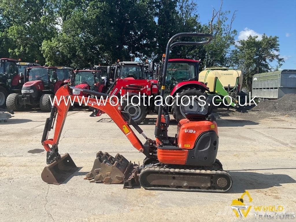 Kubota U 10-3 Mini ekskavatörler, 7 tona dek