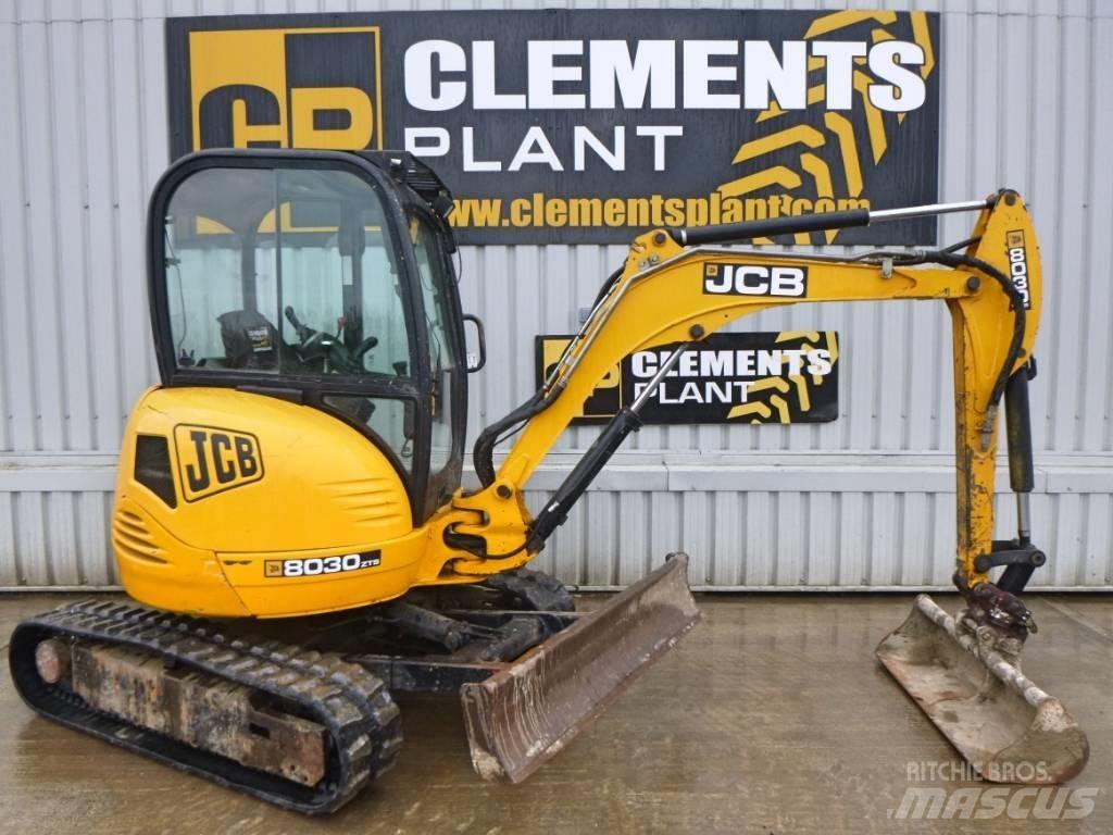 JCB 8030 ZTS Mini ekskavatörler, 7 tona dek