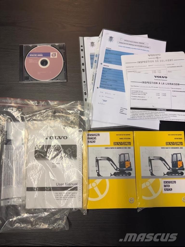 Volvo EC 18 E Mini ekskavatörler, 7 tona dek