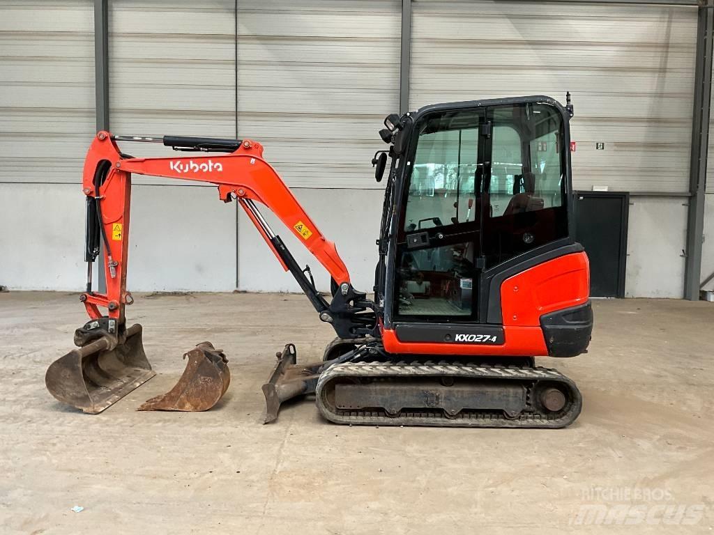 Kubota KX 027-4 Mini ekskavatörler, 7 tona dek