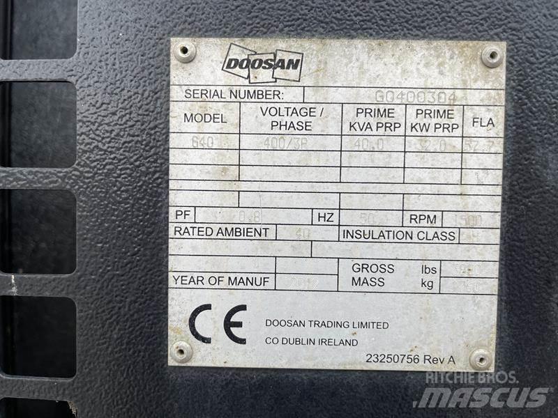 Doosan G 40 Dizel Jeneratörler