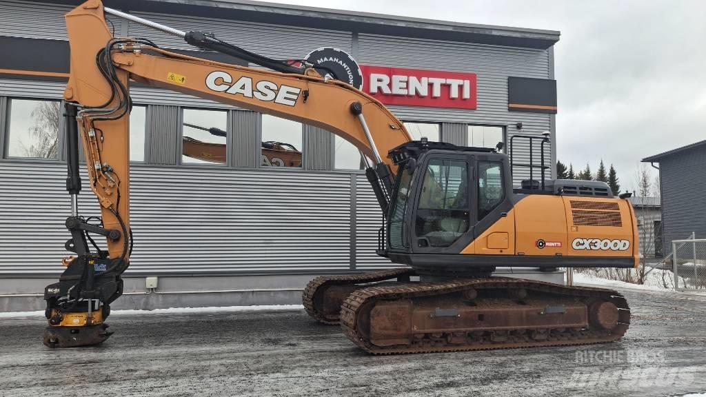 CASE CX300D Paletli ekskavatörler