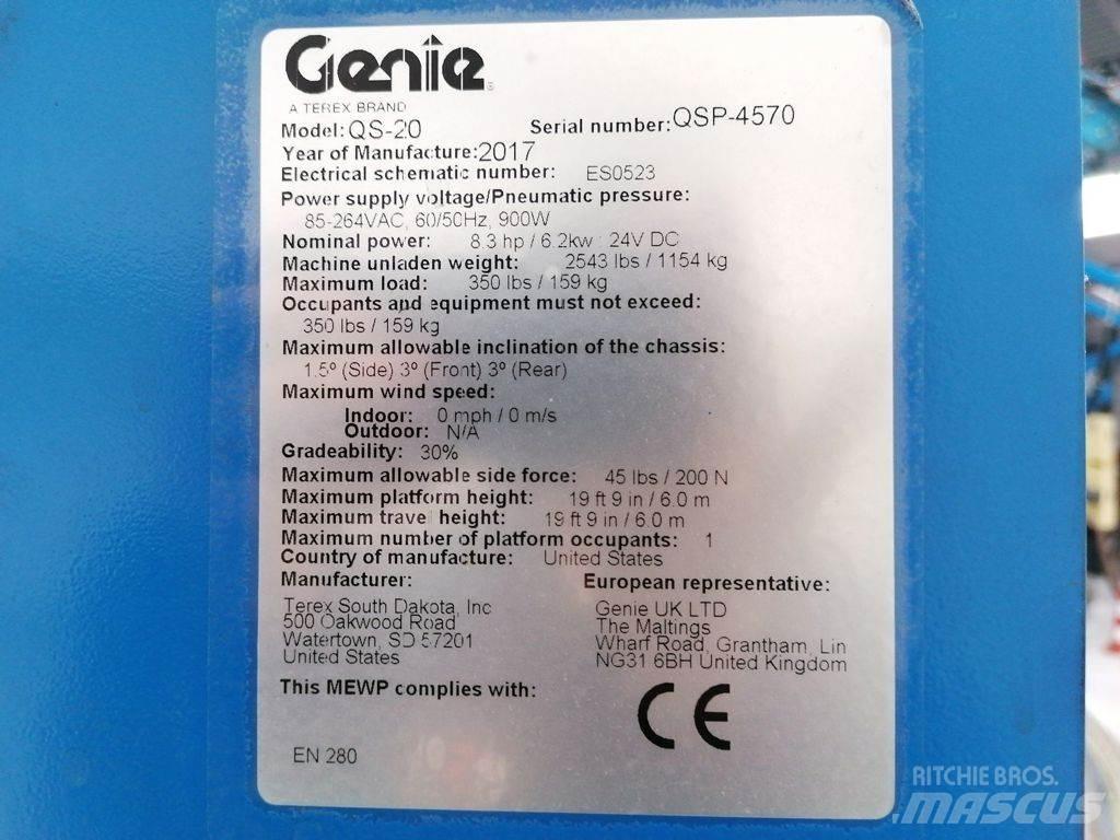 Genie QS-20 Teleskopik personel platformları