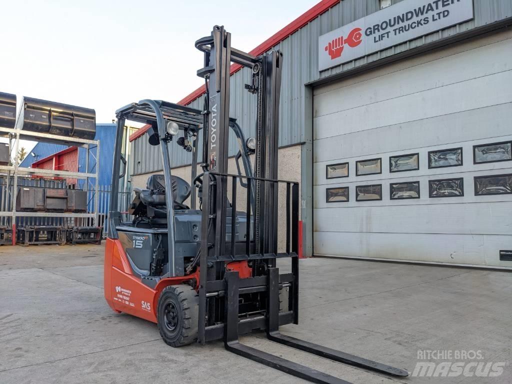 Toyota 8FBE15T Elektrikli forkliftler