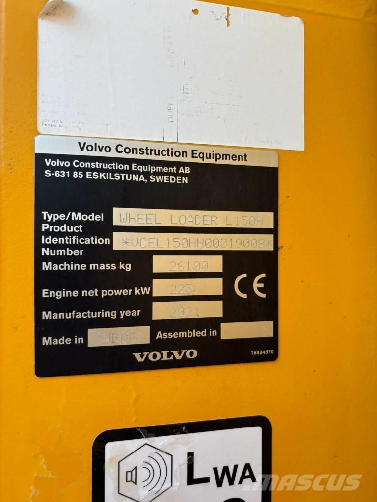 Volvo L150H Tekerlekli yükleyiciler