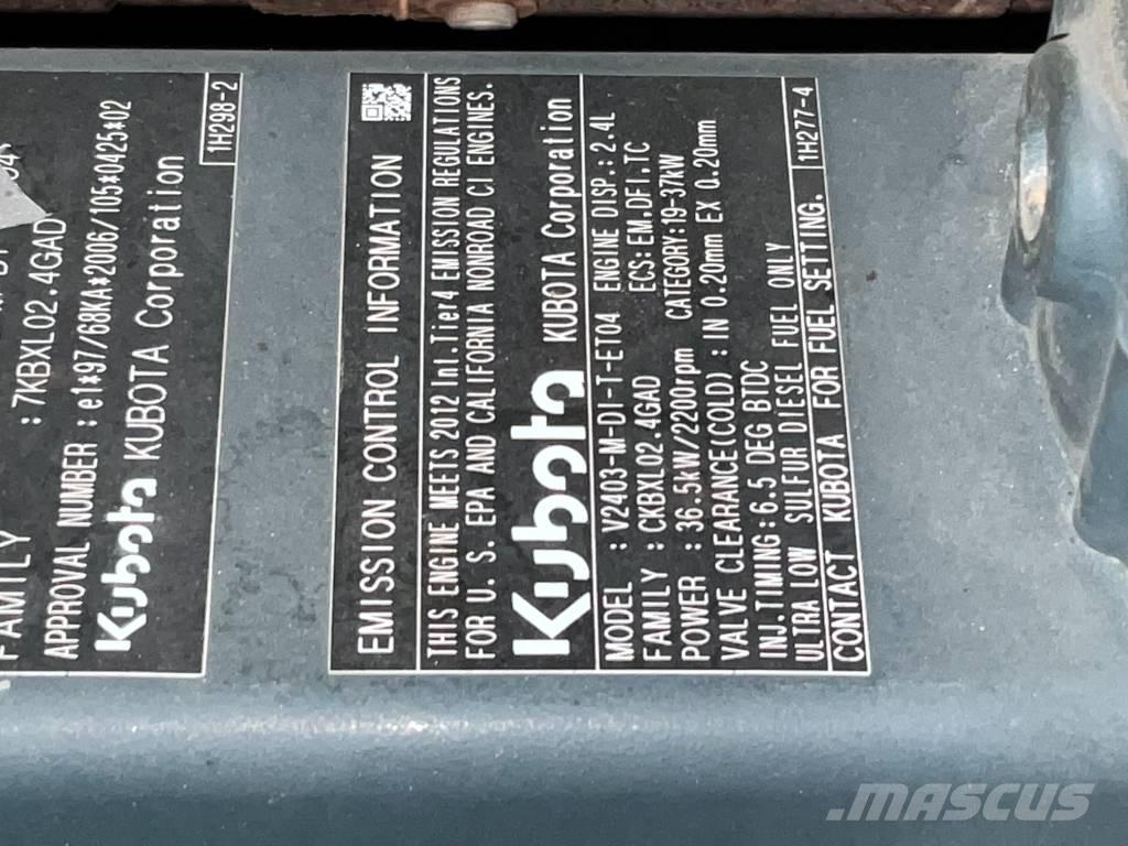 Bobcat E 50 EM Mini ekskavatörler, 7 tona dek