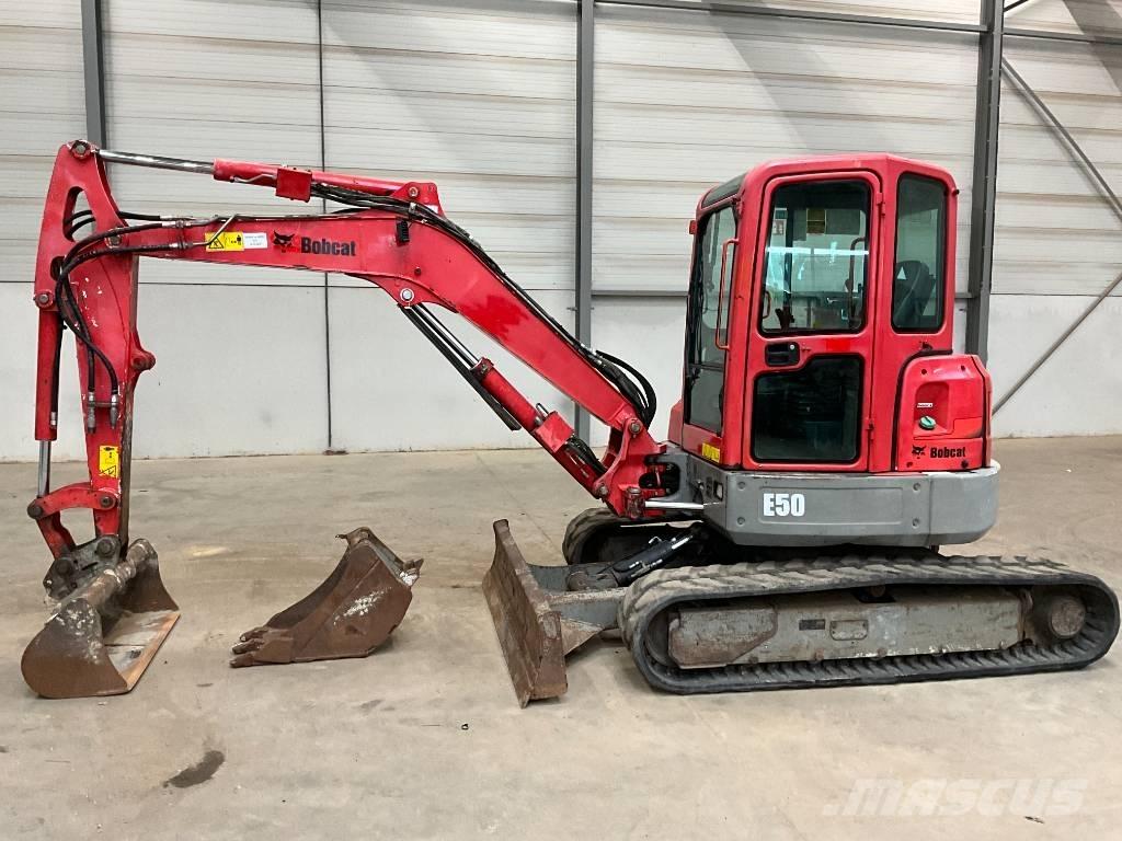 Bobcat E 50 EM Mini ekskavatörler, 7 tona dek
