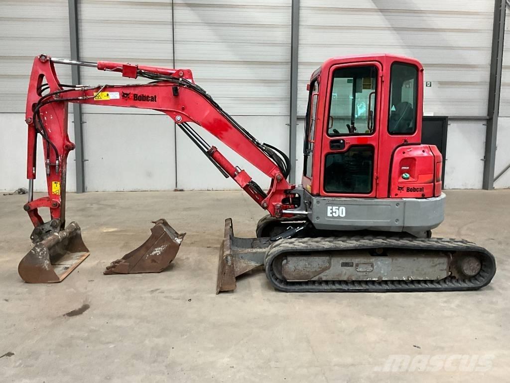 Bobcat E 50 EM Mini ekskavatörler, 7 tona dek