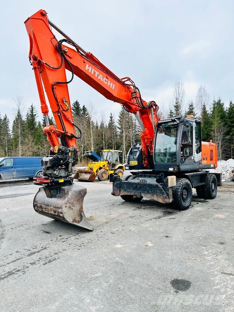 Hitachi Zaxis 170 W Lastik tekerli ekskavatörler