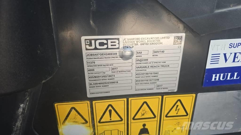 JCB 540-140 Teleskopik yükleyiciler