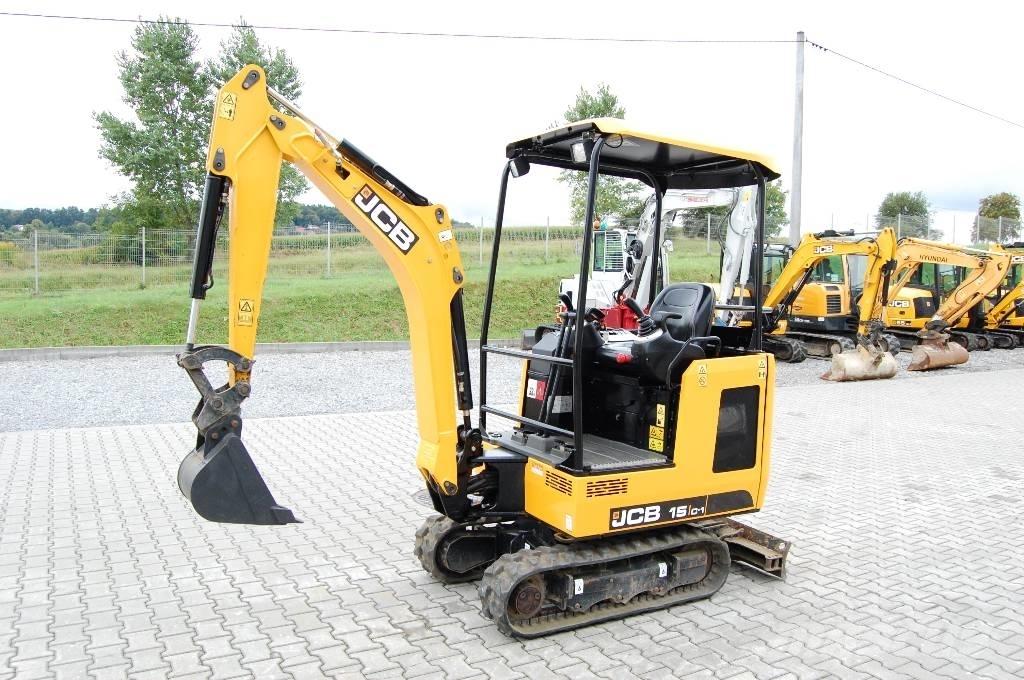 JCB 15 C-1 JCB 16C-1 Mini ekskavatörler, 7 tona dek