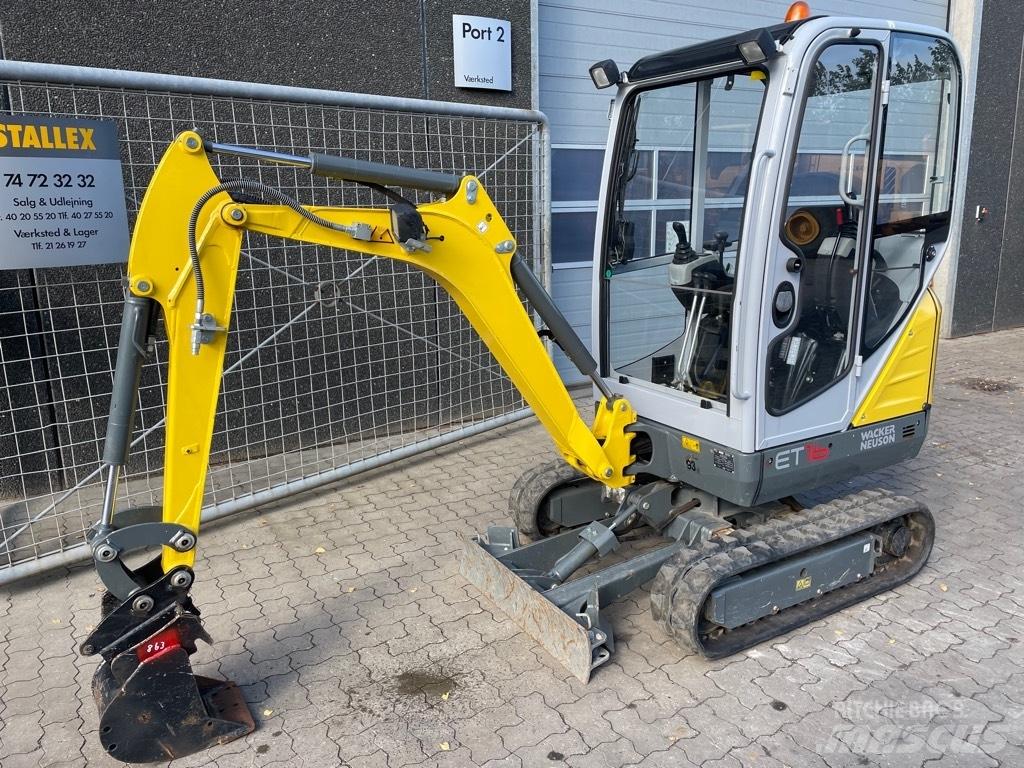 Wacker Neuson ET16 Mini ekskavatörler, 7 tona dek