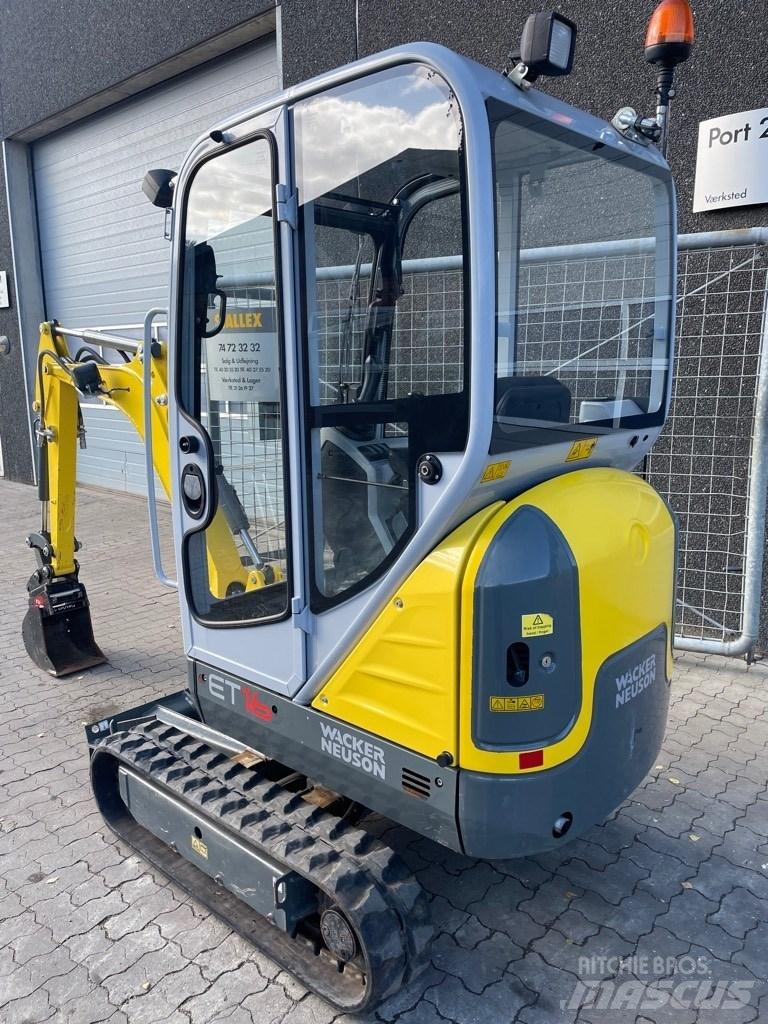 Wacker Neuson ET16 Mini ekskavatörler, 7 tona dek