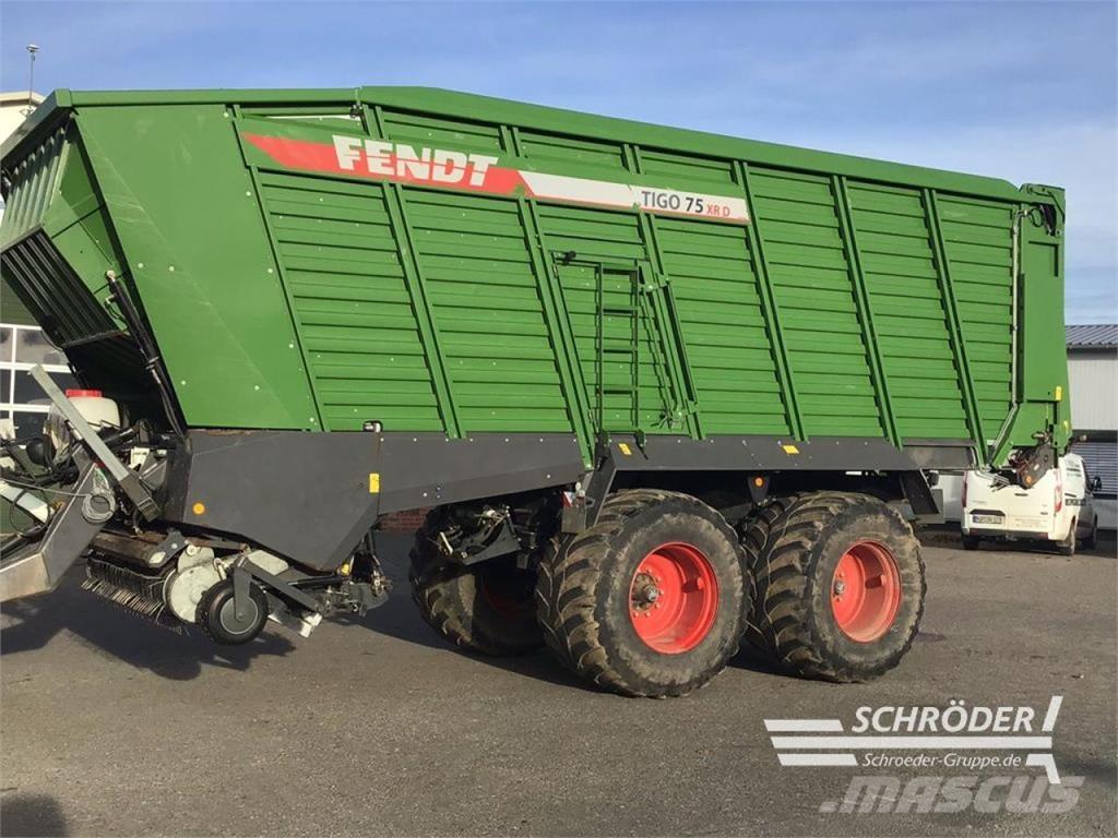 Fendt TIGO 75 XR Kendi yükler römorklar