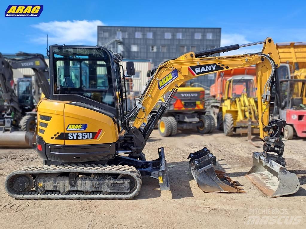 Sany SY 35 U Mini ekskavatörler, 7 tona dek