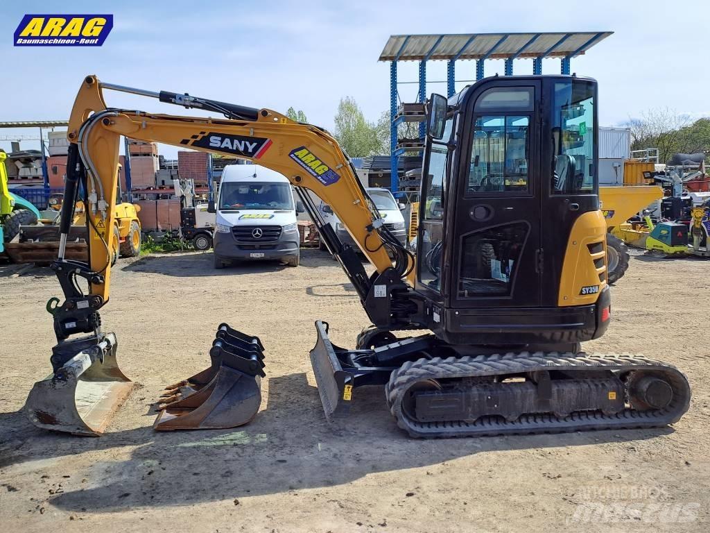 Sany SY 35 U Mini ekskavatörler, 7 tona dek