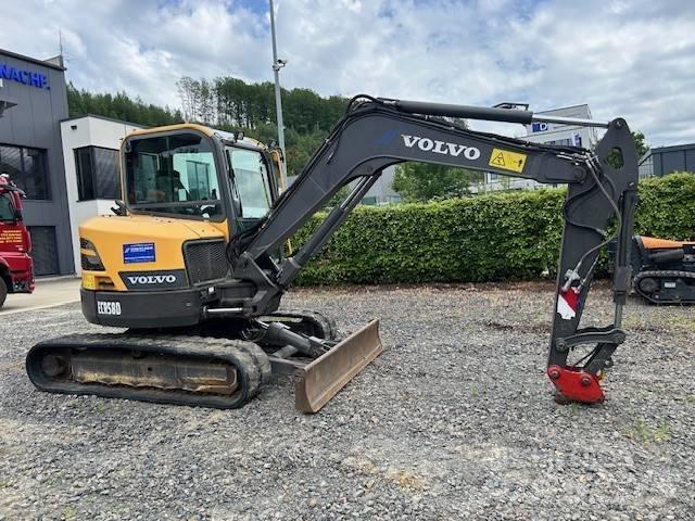 Volvo ECR 58 D Mini ekskavatörler, 7 tona dek