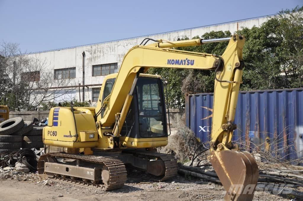 Komatsu PC 60 Paletli ekskavatörler
