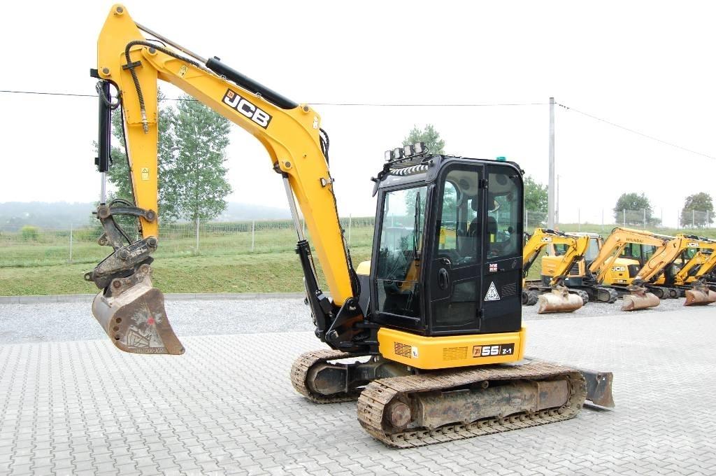 JCB 55Z-1 Aircon Mini ekskavatörler, 7 tona dek