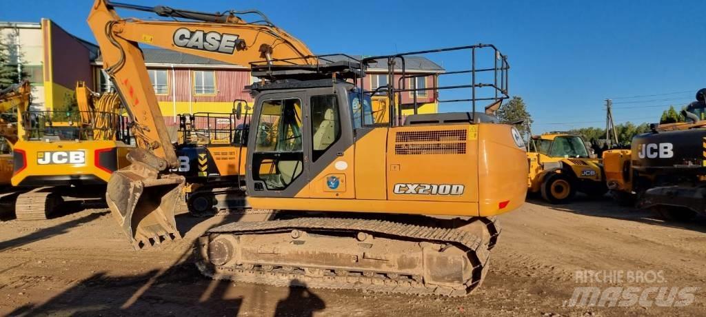 CASE CX 210 D Paletli ekskavatörler
