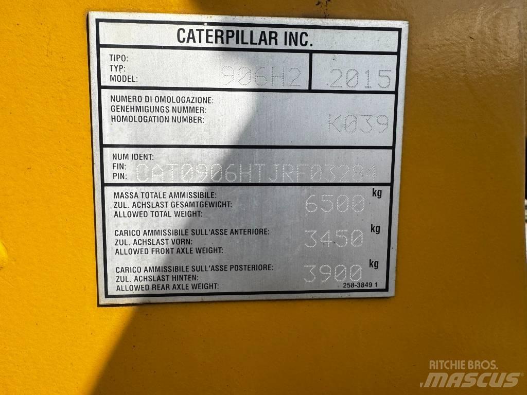 CAT 906H2 Tekerlekli yükleyiciler