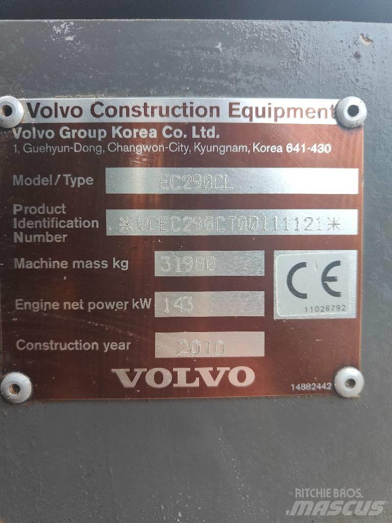 Volvo EC 290 C L Paletli ekskavatörler