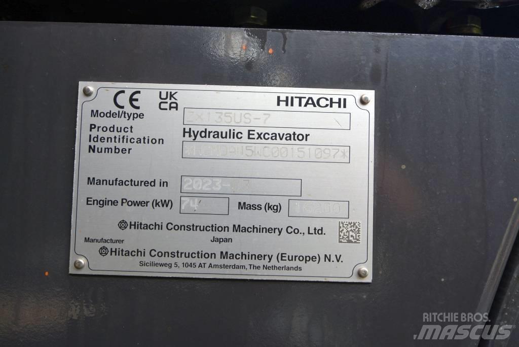 Hitachi ZX 135 US-7 Paletli ekskavatörler
