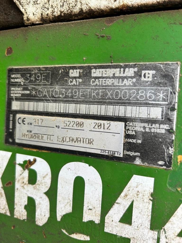 CAT 349EL VG Paletli ekskavatörler