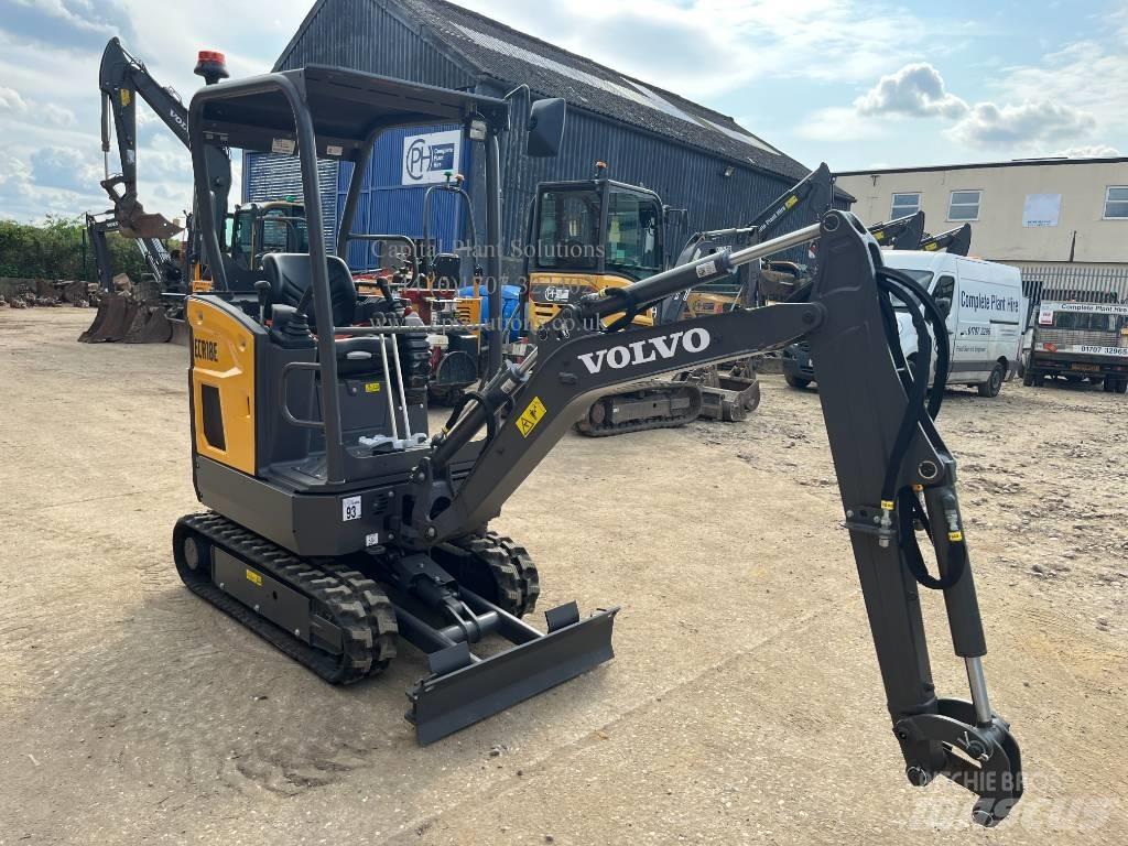 Volvo ECR 18 E Mini ekskavatörler, 7 tona dek