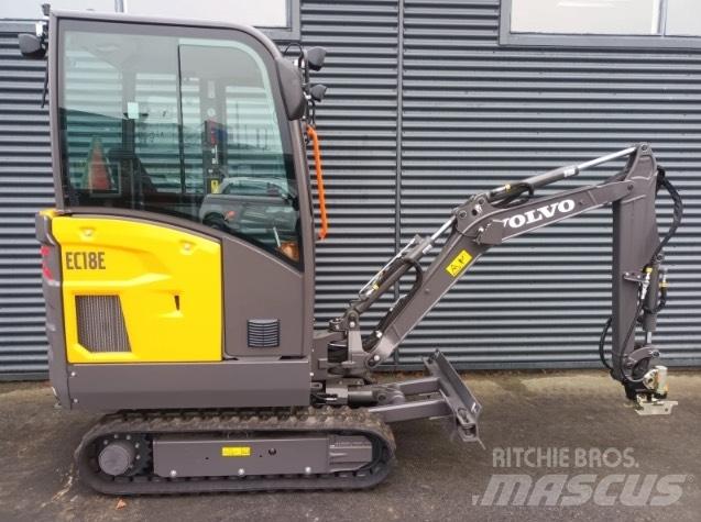 Volvo EC 18 E Mini ekskavatörler, 7 tona dek