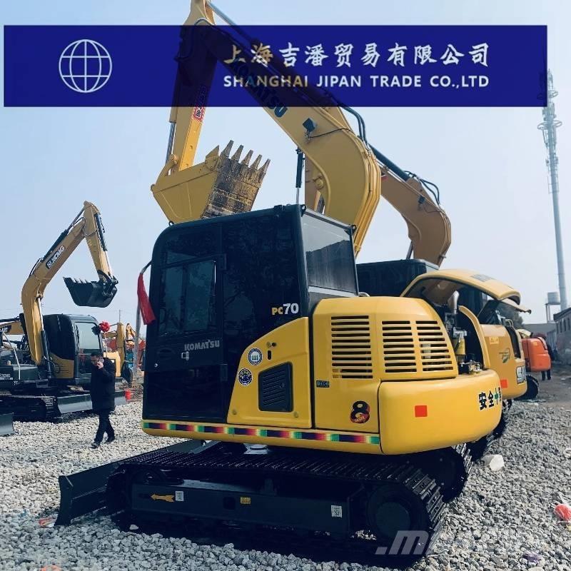 Komatsu PC 70 Mini ekskavatörler, 7 tona dek