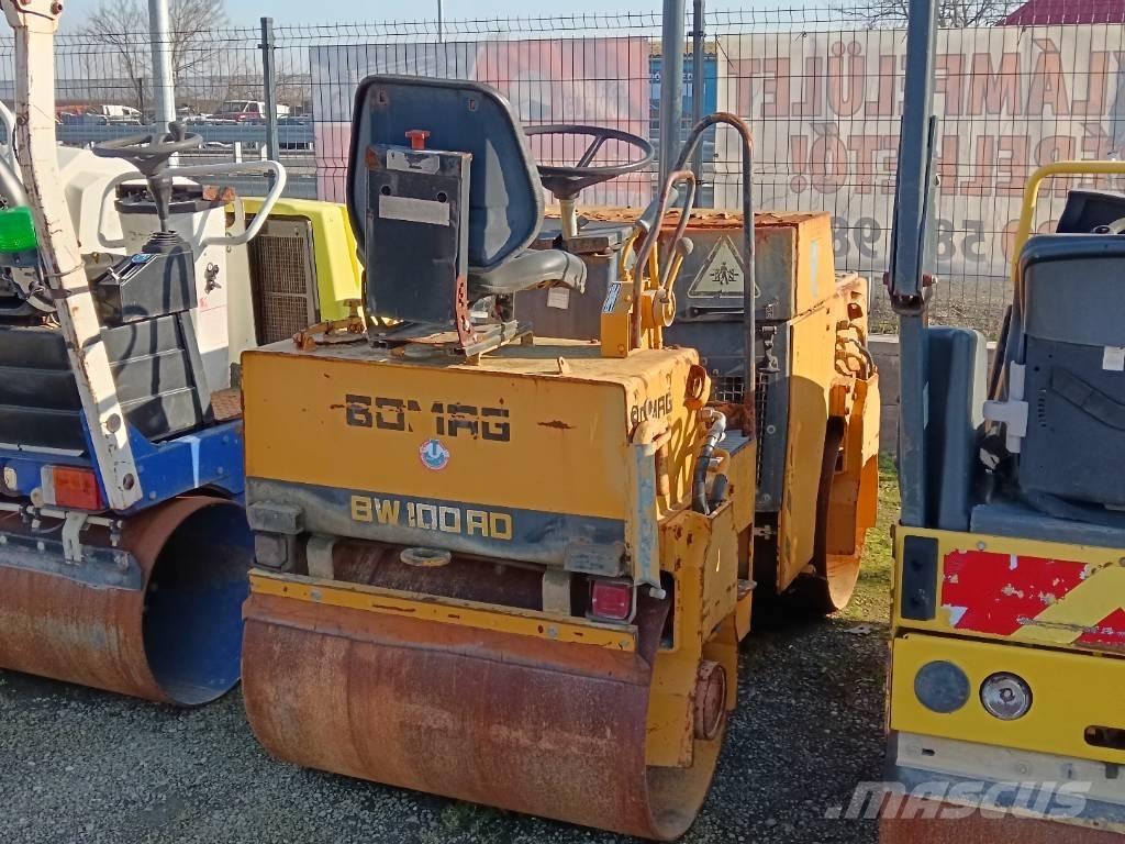 Bomag 100AD Çift tamburlu silindirler
