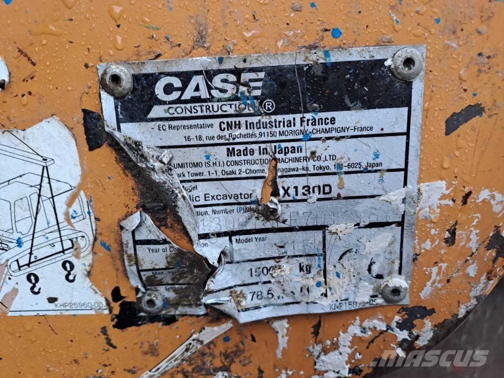 CASE CX 130 D Paletli ekskavatörler