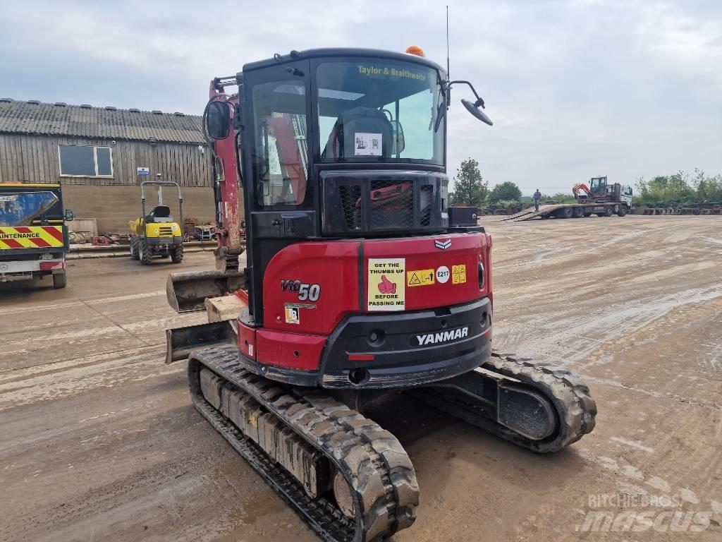 Yanmar Vio 50-5 Mini ekskavatörler, 7 tona dek